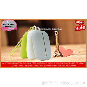 Silicon Square Key Bag/Customize Silicon Gift Watch, Coin Pouch, Phone Case